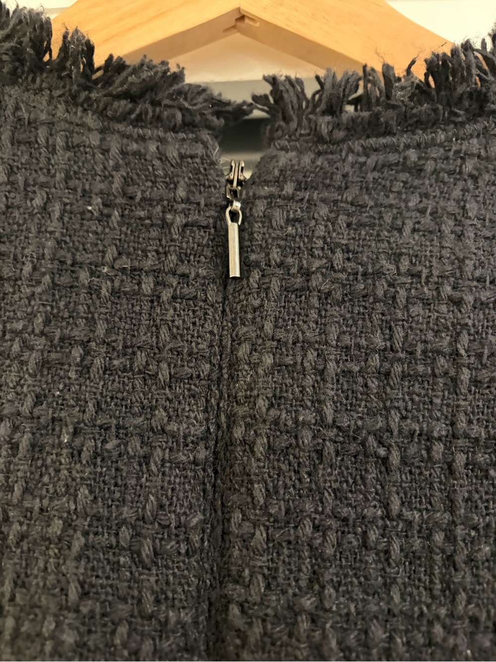 Rebecca Taylor $450‎ Black Sleeveless Tweed V-neck - Picture 7 of 8